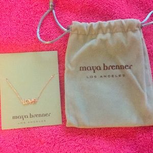 maya brenner designs love bracelet in rose gold